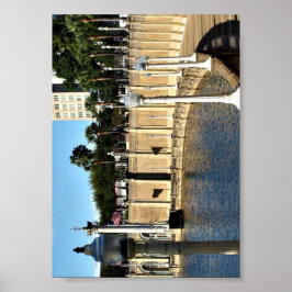 Pfad rund um den See Mirror auf Poster