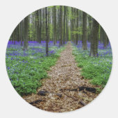 Pfad Runder Aufkleber (Vorderseite)