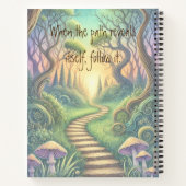 Pfad und Angebot Notizblock (Rückseite)