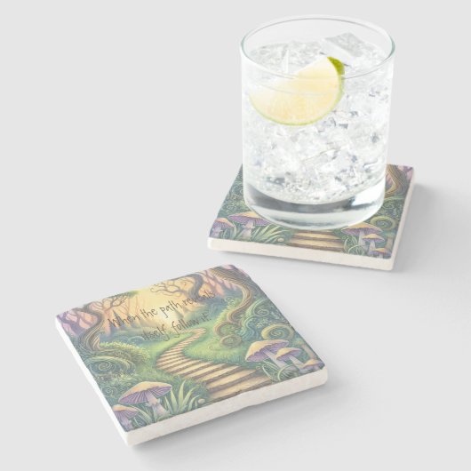 Pfad und Angebot Steinuntersetzer (Seitenansicht)