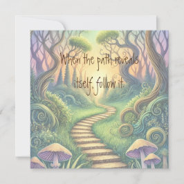 Pfad und Angebotskarte