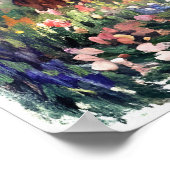 Pfad unter der Rose Trellises Giverny Poster (Ecke)