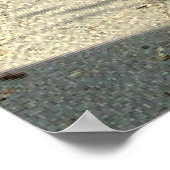 Pfad Weniger befahrener Fotodruck Poster (Ecke)