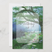 PFAD ZU FEIEREN WOODLAND STREAM SAVE THE DATE (Rückseite)