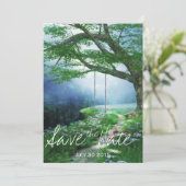 PFAD ZU FEIEREN WOODLAND STREAM SAVE THE DATE (Stehend Vorderseite)