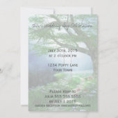 PFAD ZU WUNDERSCHÖNER WOLDFLÄCHE EINLADUNG (Rückseite)