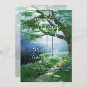 PFAD ZU WUNDERSCHÖNER WOLDFLÄCHE EINLADUNG (Vorne/Hinten)