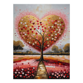 Pfad zum Herzen Poster