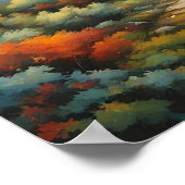 Pfad zur Ruhe: Berghütte Poster (Ecke)