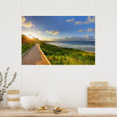 Pfad zur Sonne. Oneloa Beach. Maui. Poster (Küche)