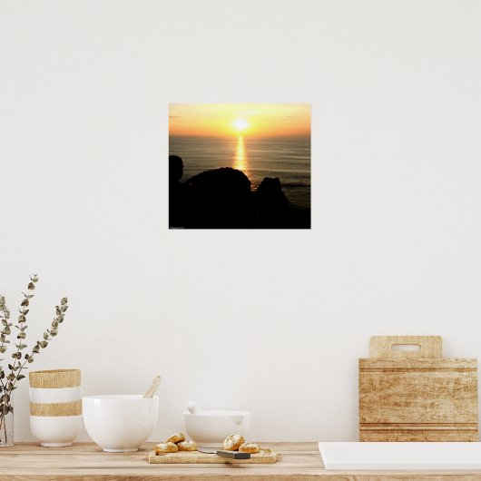 Pfad zur Sonne Poster (Küche)