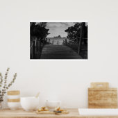 Pfad zur Ziegeninsel Poster (Küche)