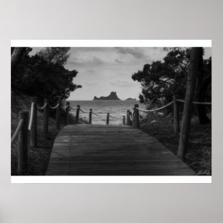 Pfad zur Ziegeninsel Poster