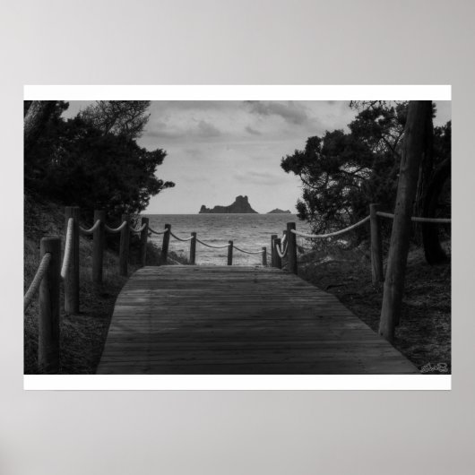 Pfad zur Ziegeninsel Poster (Vorne)