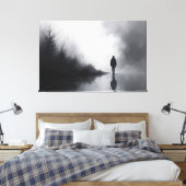 Pfad zwischen Schatten Leinwanddruck (Insitu (Schlafzimmer))