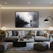 Pfad zwischen Schatten Leinwanddruck