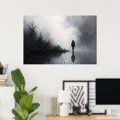Pfad zwischen Schatten Poster (Heimbüro)