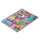 "Pfade" Abstrakte Kunst Notizblock (Linke Seite)