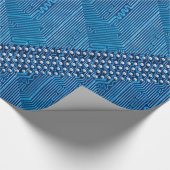 Pfade auf einer Computerplatte Geschenkpapier (Ecke)
