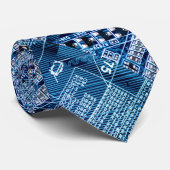 Pfade auf einer Computerplatte Krawatte (Gerollt)