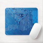 Pfade auf einer Computerplatte Mousepad (Mit Mouse)