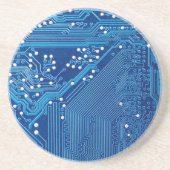 Pfade auf einer Computerplatte Untersetzer (Vorne)