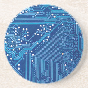 Pfade auf einer Computerplatte Untersetzer