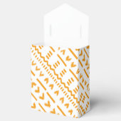 Pfade des afrikanischen Sonnenblumenmusters Geschenkschachtel (Geöffnet)