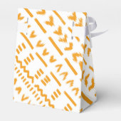 Pfade des afrikanischen Sonnenblumenmusters Geschenkschachtel (Rückseite)