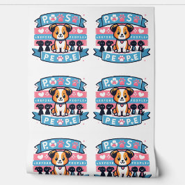 Pfade vor den Niedlichen Hunde viel digitale Kunst Tapete