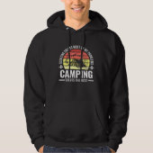 Pfadfinder Camping löst meine Probleme Hoodie (Vorderseite)