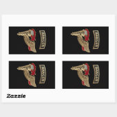 Pfadfinder-Förster Rechteckiger Aufkleber (Blatt)