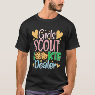 Pfadfinder für Girls-Cookie-Händler Frauen lustige T-Shirt
