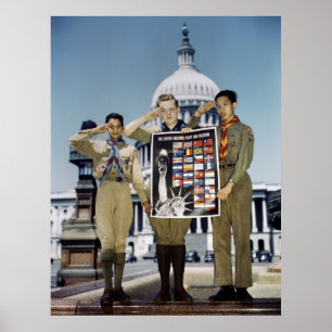 Pfadfinder in DC, 1941 Poster