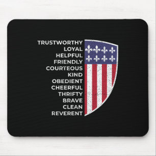 Pfadfinder Leben Pfadfinder Flagge Liebhaber Wande Mousepad
