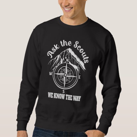 Pfadfinder Pfadfinder-Ausrüstung Cub Camping Pfadf Sweatshirt (Vorderseite)