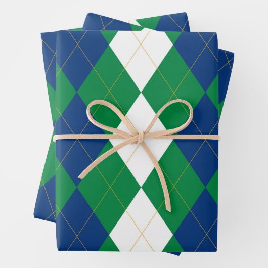 Pfadfinder-Raute Geschenkpapier Set (Beispiel)