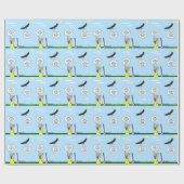 Pfadfinder und Eagle-Gedanken Geschenkpapier (Flach)