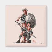 Pfadfinder und Freiheit Magnet (Vorne)