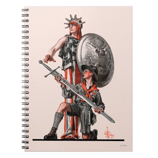 Pfadfinder und Freiheit Notizblock (Vorderseite)