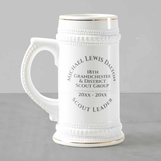 Pfadfinderführer Bierglas