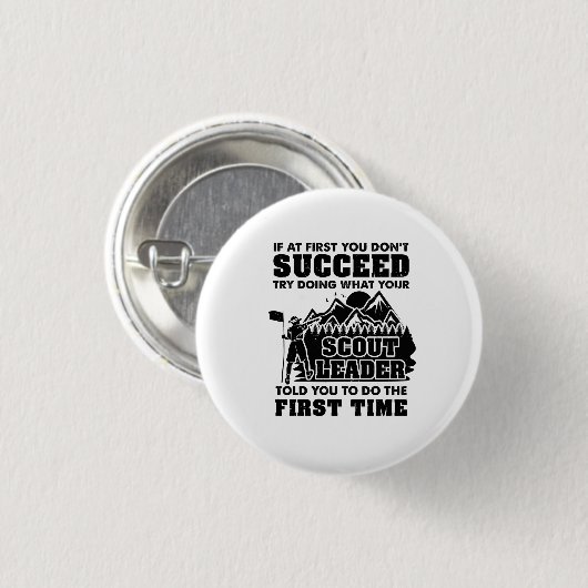 Pfadfinderführer Button (Vorne & Hinten)