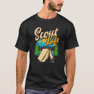 Pfadfinderleben  Pfadfinder  Camping Jungen Mädche T-Shirt