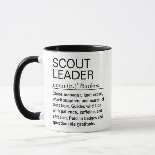 Pfadfinderleiter-Definition Tasse