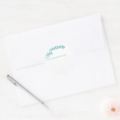 Pfadfindermädchen - Pfadfinder Runder Aufkleber (Umschlag)