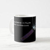 Pfadfindermission bei Asteroiden 16 Psyche Kaffeetasse (Vorderseite Links)