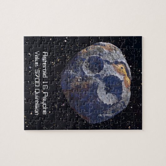 Pfadfindermission bei Asteroiden 16 Psyche Puzzle (Horizontal)