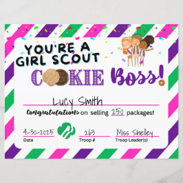 Pfadfinderpreis für den Verkauf von Cooke Boss