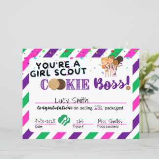 Pfadfinderpreis für den Verkauf von Cooke Boss