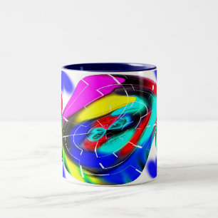 Pfadwege im Universum Zweifarbige Tasse